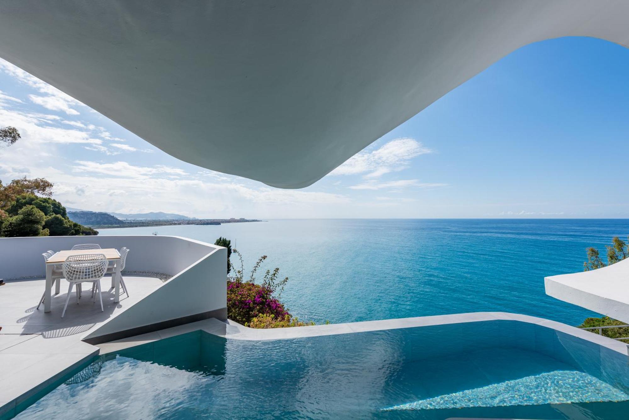 Rentitspain Casa Del Acantilado Piscina Climatizada Salobreña Zewnętrze zdjęcie