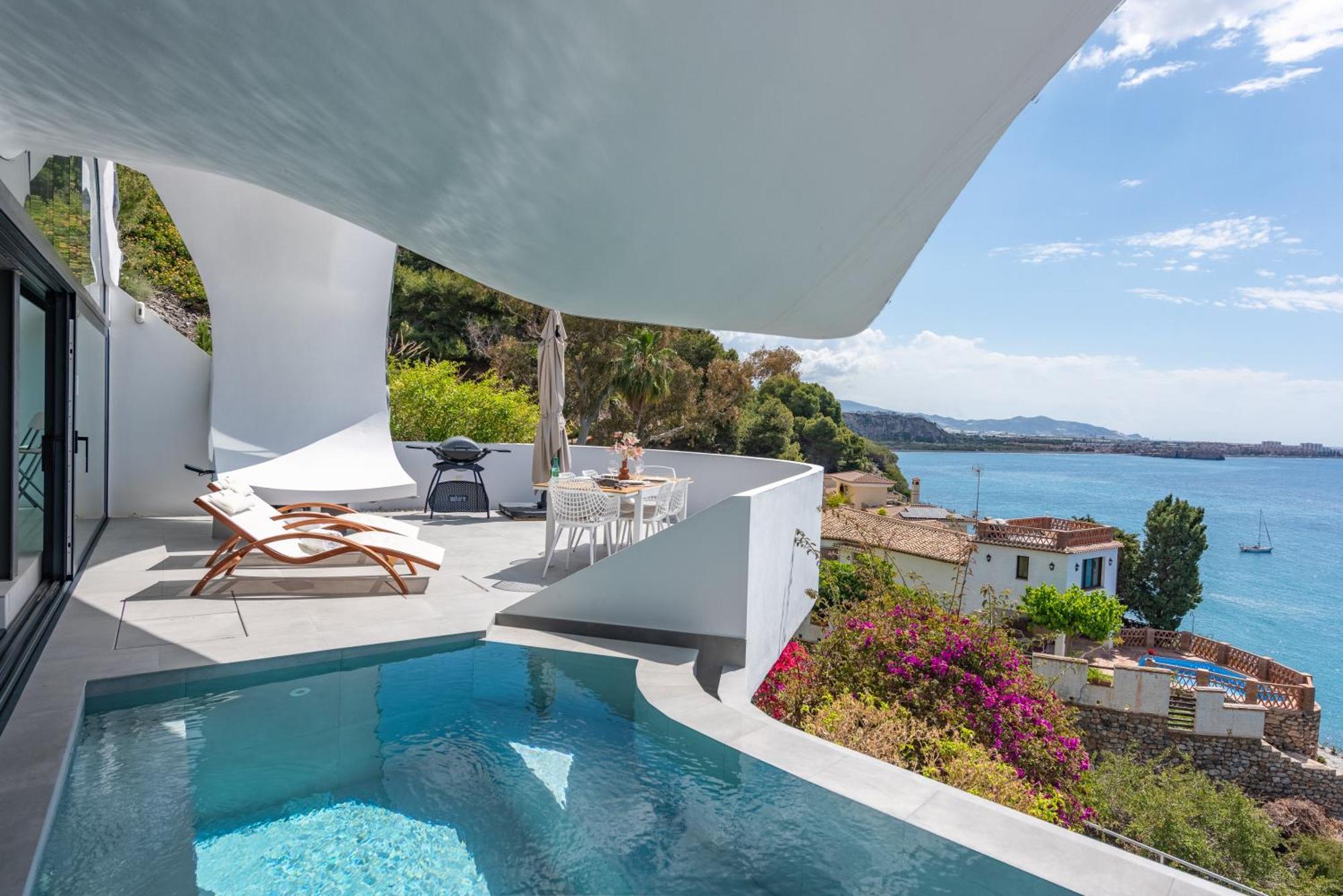 Rentitspain Casa Del Acantilado Piscina Climatizada Salobreña Zewnętrze zdjęcie